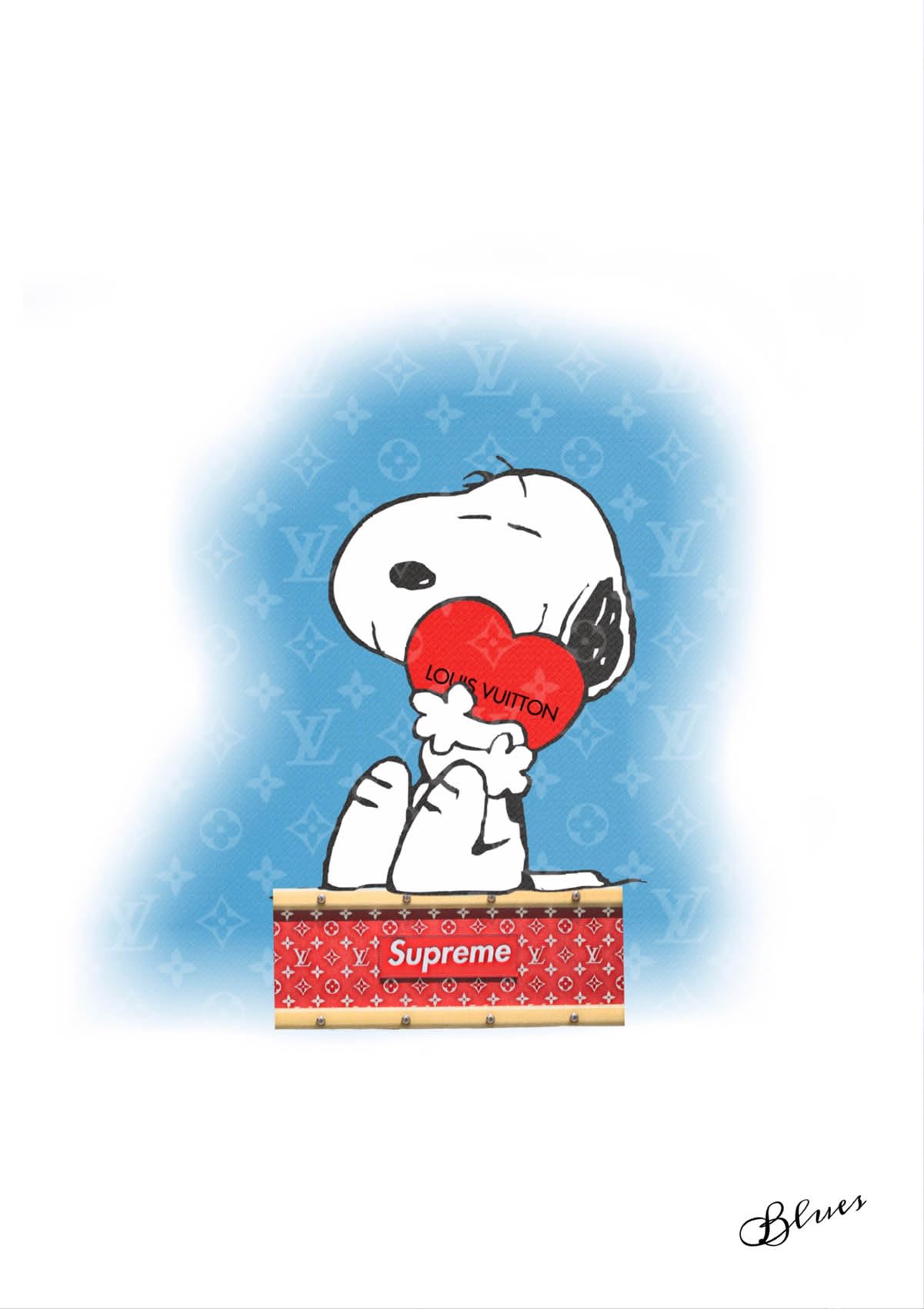 ABE 　マットポスター　ダークカモ　（　Supreme パロディ 現代アート ABE マットポスター ダークカモ （ Supreme パロディ 現代アート